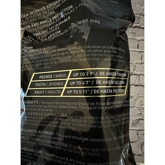 Procat Youth Small Shinguard and Ankle socks - gray and black - Picture 5 of 6